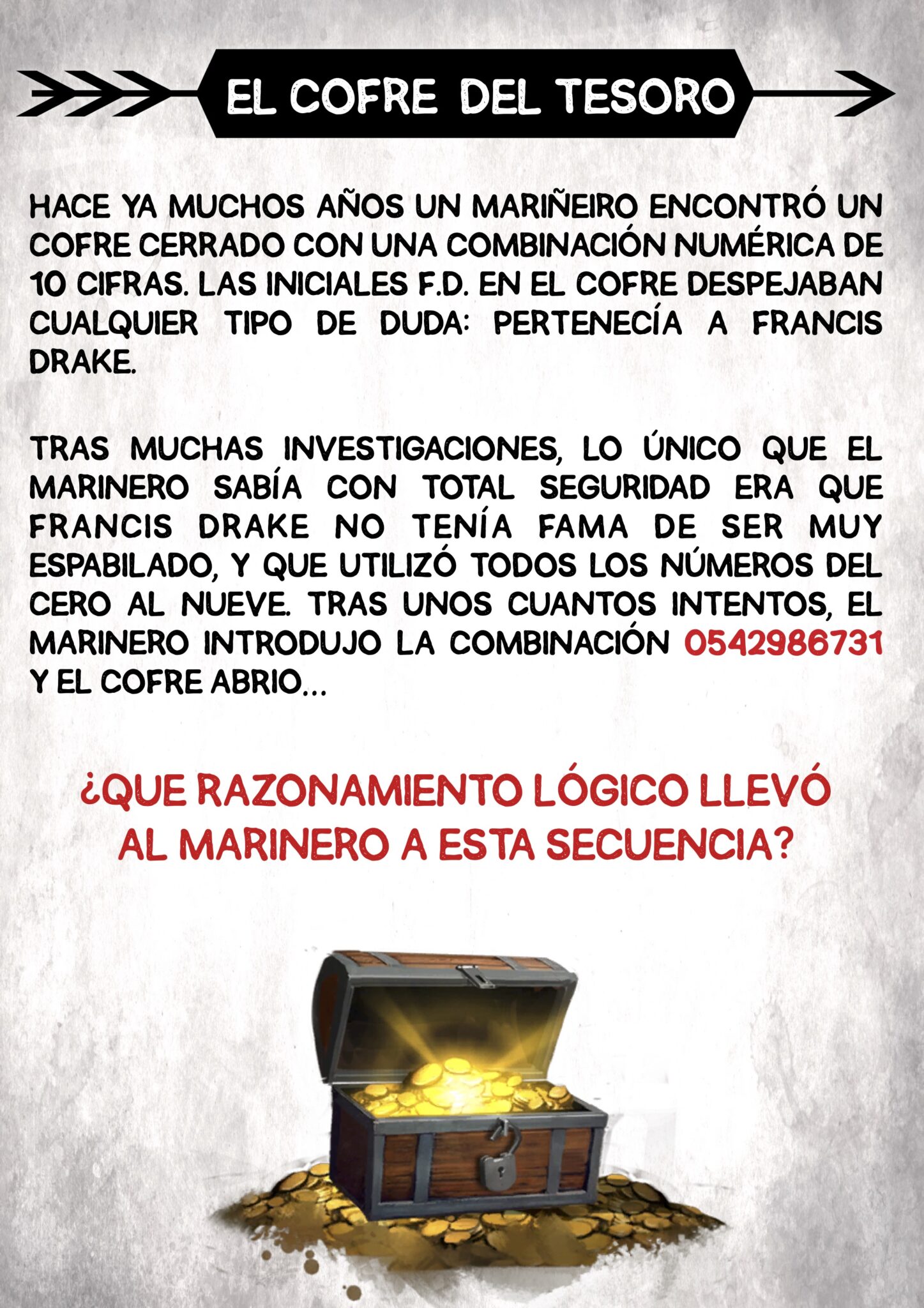 COFRE DO TESOURO castellano